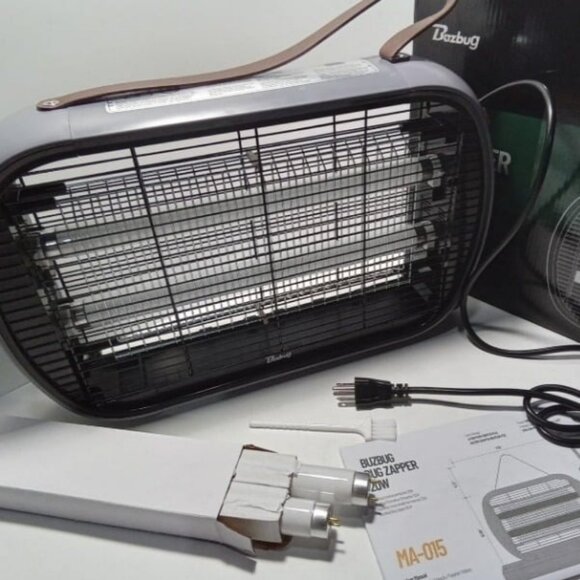 Bug Zapper Indoor for 5000 Sq. Ft.,2 Extra Replacement Bulbs, 20W - Picture 2 of 2